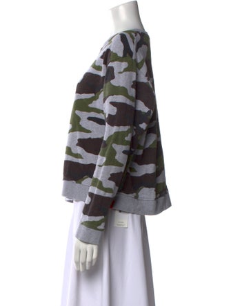 Kule Printed Scoop Neck Sweatshirt