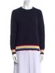Kule Striped Crew Neck Sweater