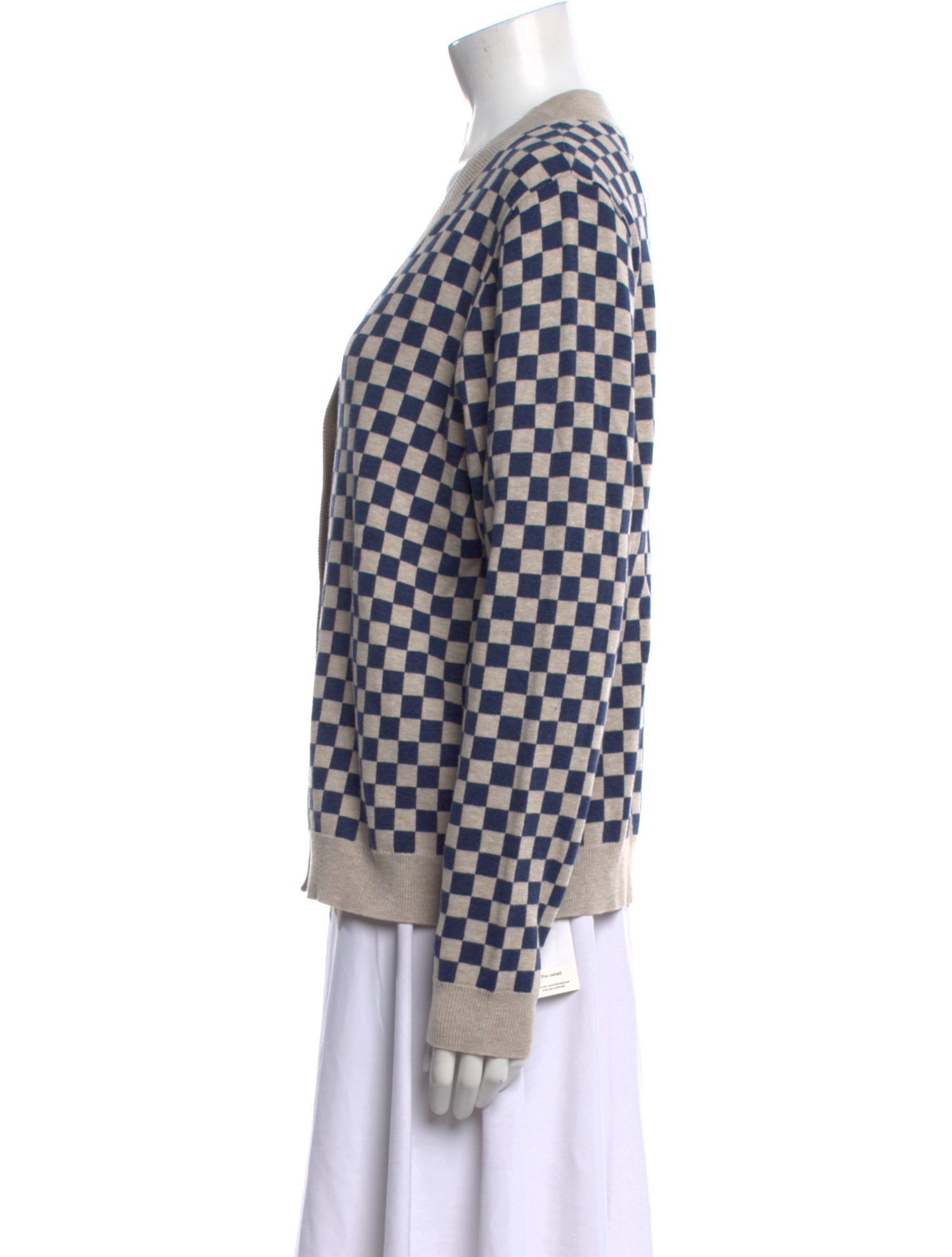 Kule Printed V-Neck Sweater