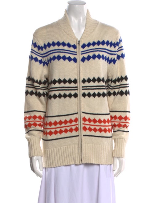 Kule Striped V-Neck Sweater