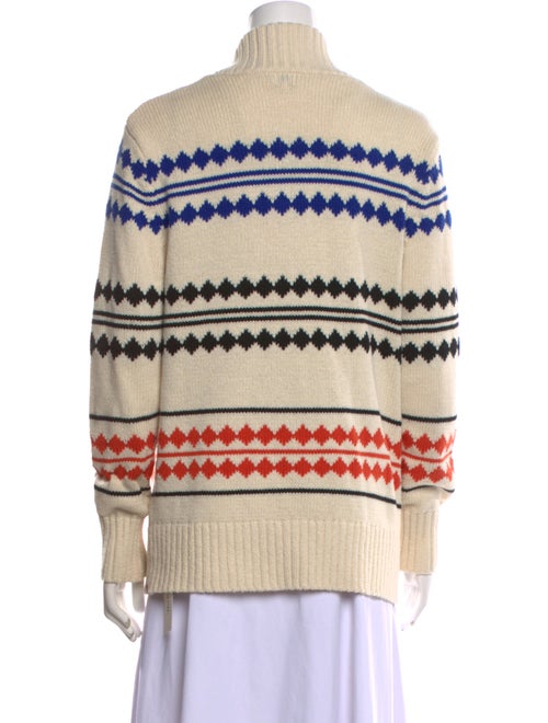 Kule Striped V-Neck Sweater