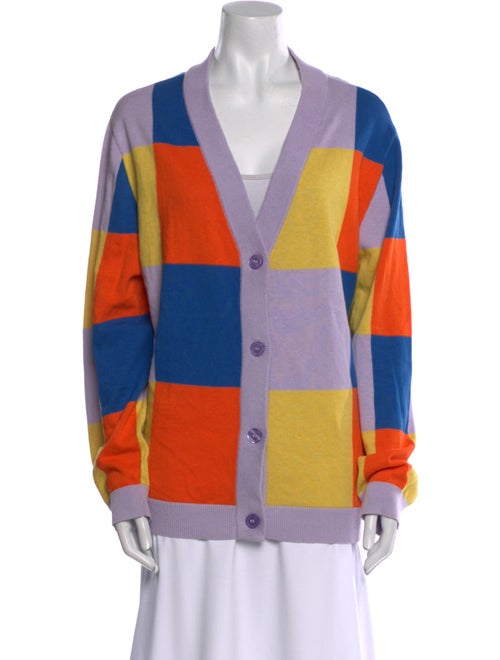 Kule Striped V-Neck Sweater