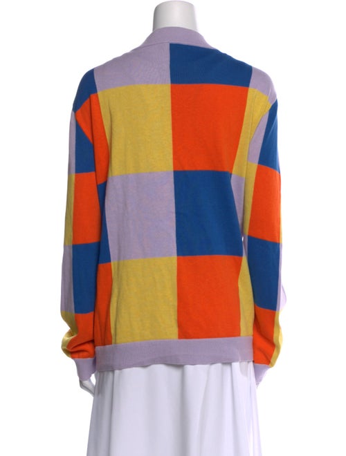 Kule Striped V-Neck Sweater