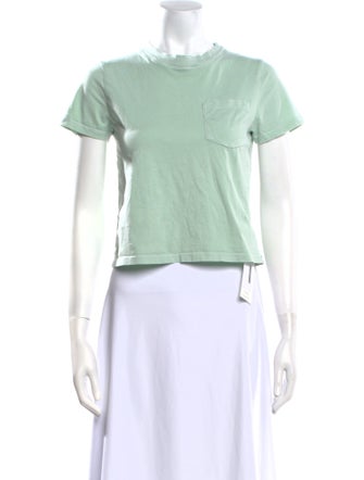 Kule Crew Neck Short Sleeve Crop Top