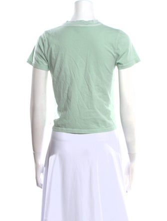 Kule Crew Neck Short Sleeve Crop Top