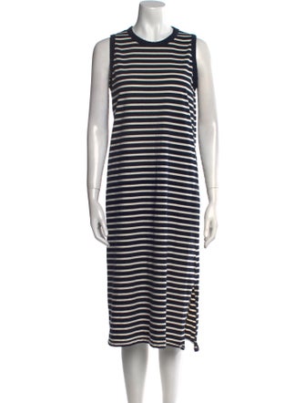 Kule Striped Midi Length Dress