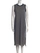 Kule Striped Midi Length Dress