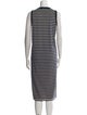 Kule Striped Midi Length Dress