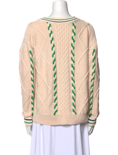 Kule Printed V-Neck Sweater