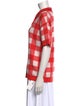 Kule Plaid Print Crew Neck Sweater