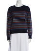 Kule Striped Crew Neck Sweater