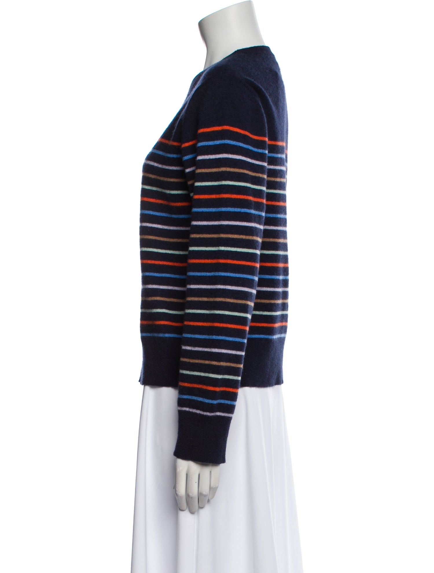 Kule Striped Crew Neck Sweater