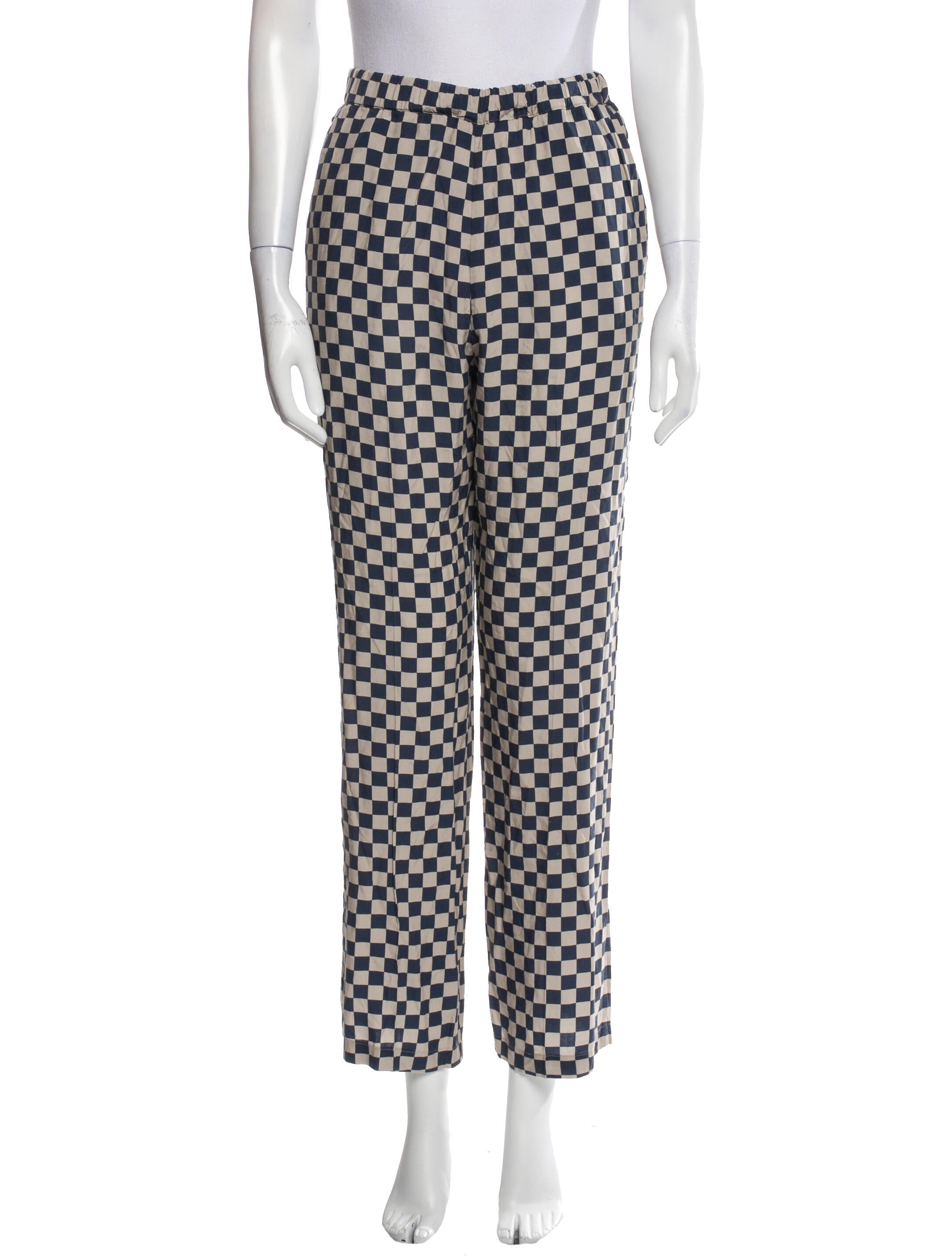 Kule Plaid Print Sweatpants