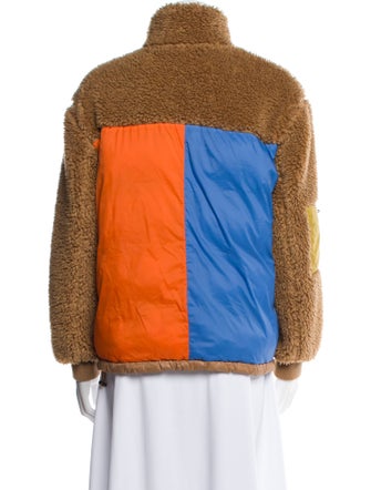 Kule Colorblock Pattern Coat