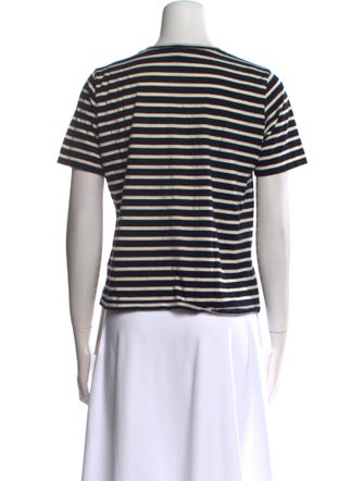 Kule Striped Crew Neck T-Shirt