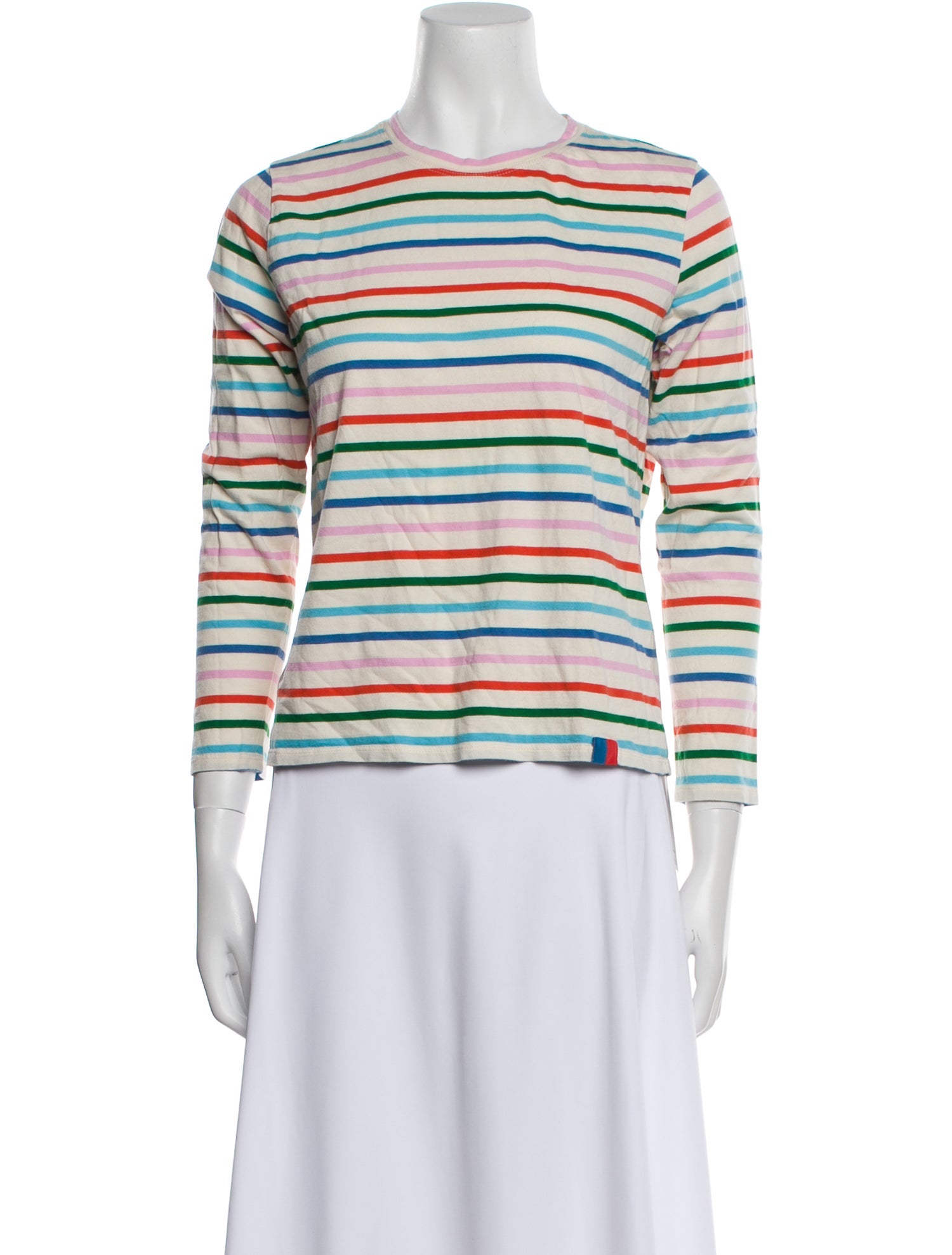 Kule Striped Crew Neck Top