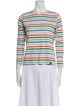 Kule Striped Crew Neck Top