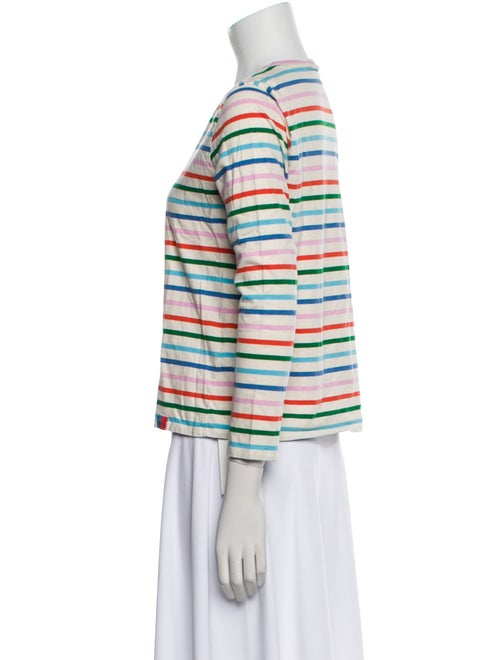 Kule Striped Crew Neck Top