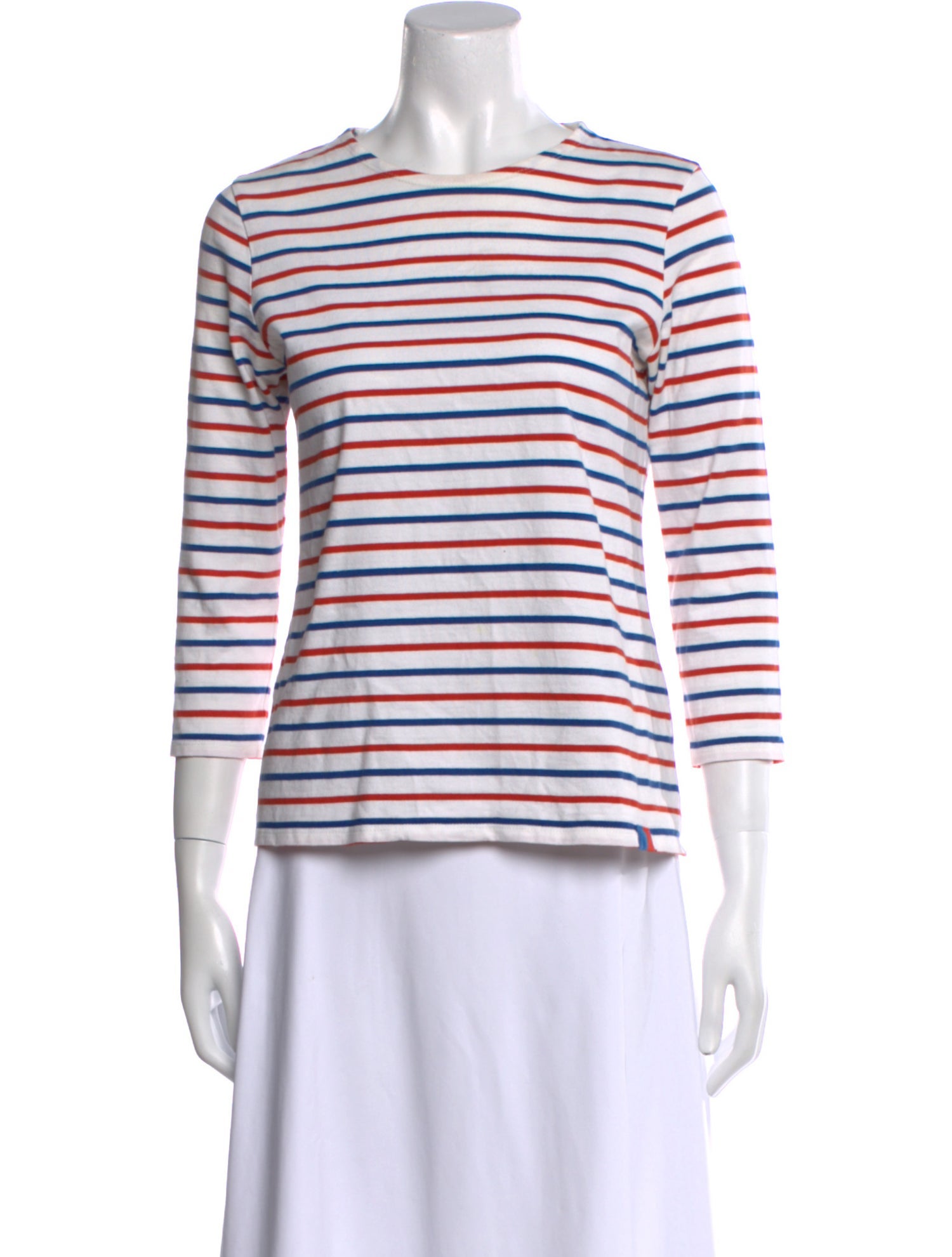 Kule Striped Scoop Neck T-Shirt