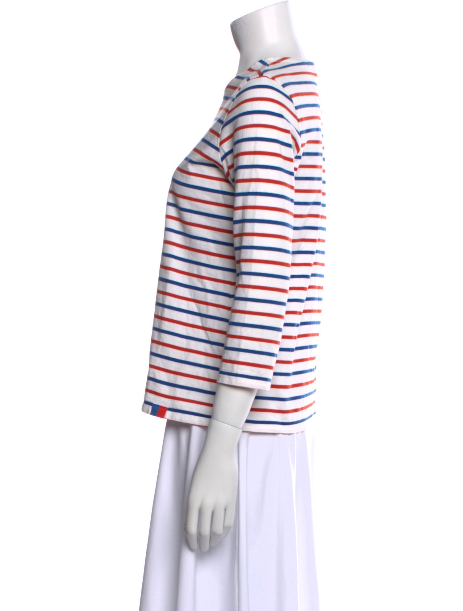 Kule Striped Scoop Neck T-Shirt