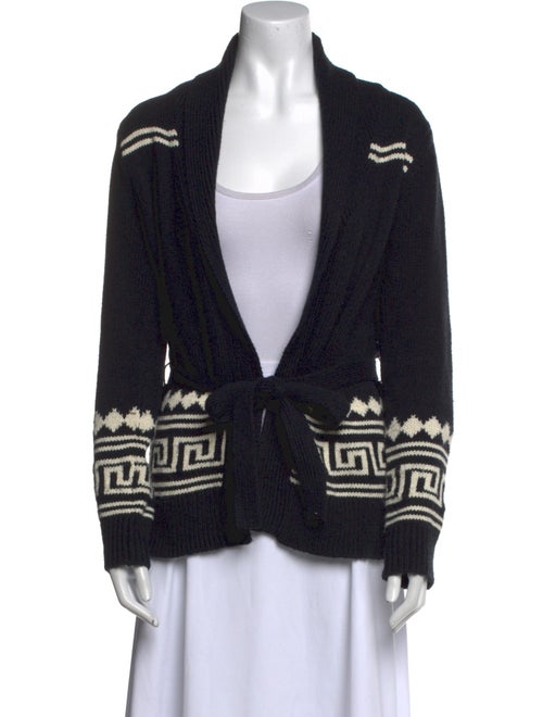 Kule Printed Open Front Sweater