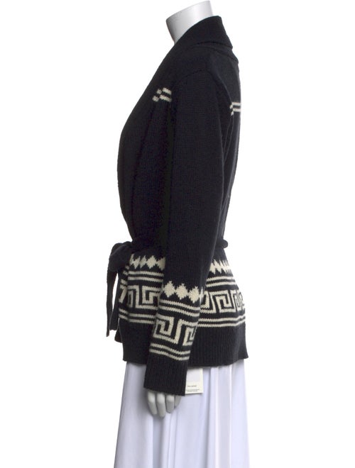 Kule Printed Open Front Sweater