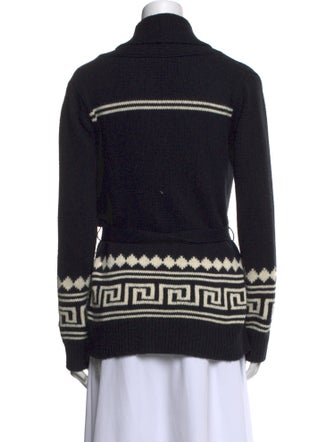 Kule Printed Open Front Sweater