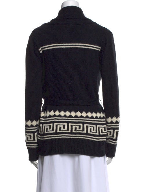Kule Printed Open Front Sweater