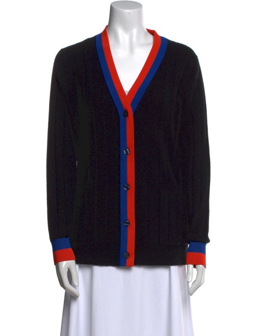 Kule Cashmere Colorblock Pattern Sweater