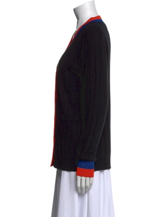 Kule Cashmere Colorblock Pattern Sweater
