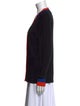 Kule Cashmere Colorblock Pattern Sweater