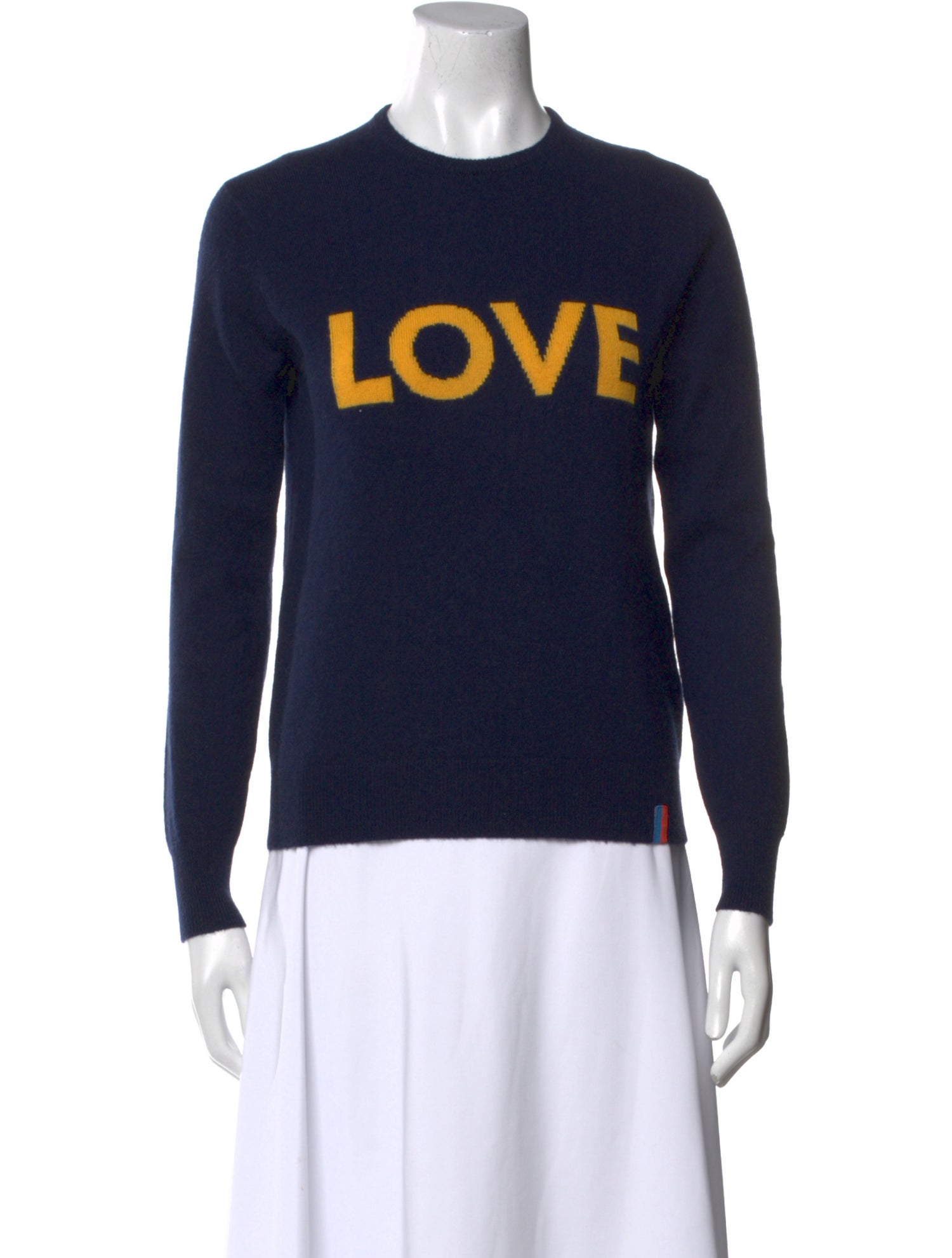 Kule Cashmere Graphic Print Sweater