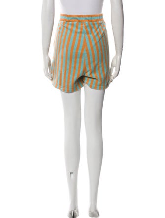 Kule Striped Mini Shorts
