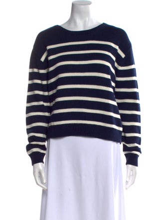 Kule Striped Scoop Neck Sweater