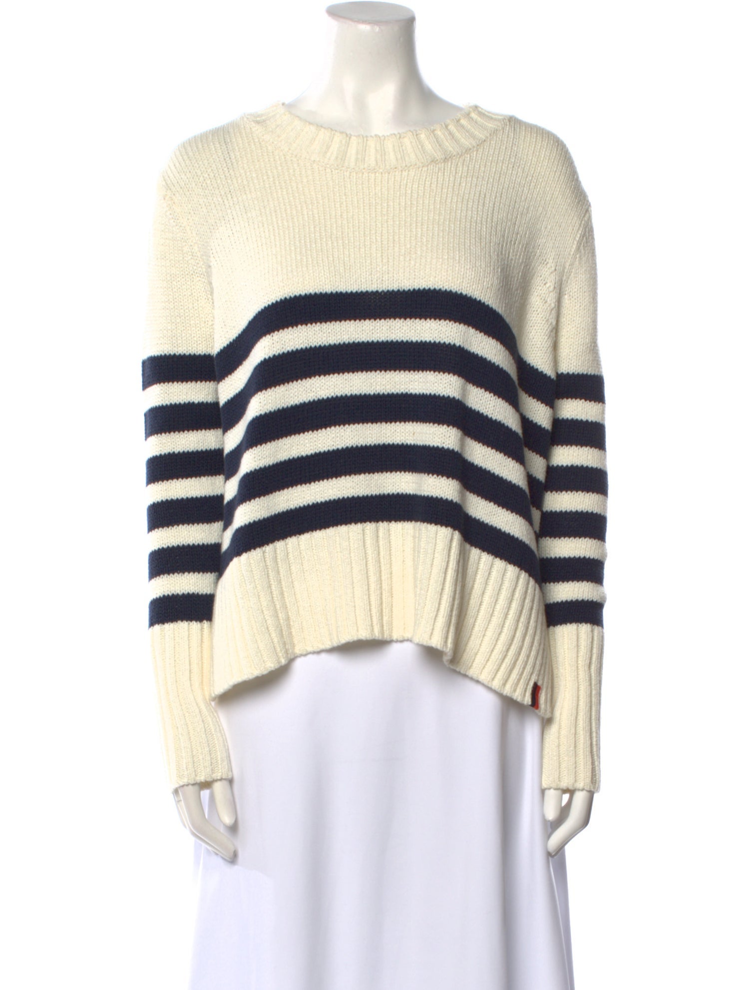 Kule Striped Bateau Neckline Sweater