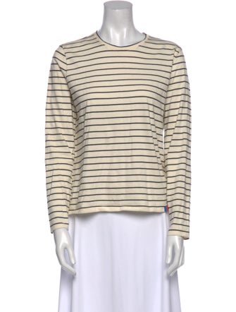 Kule Striped Crew Neck Top
