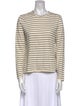Kule Striped Crew Neck Top
