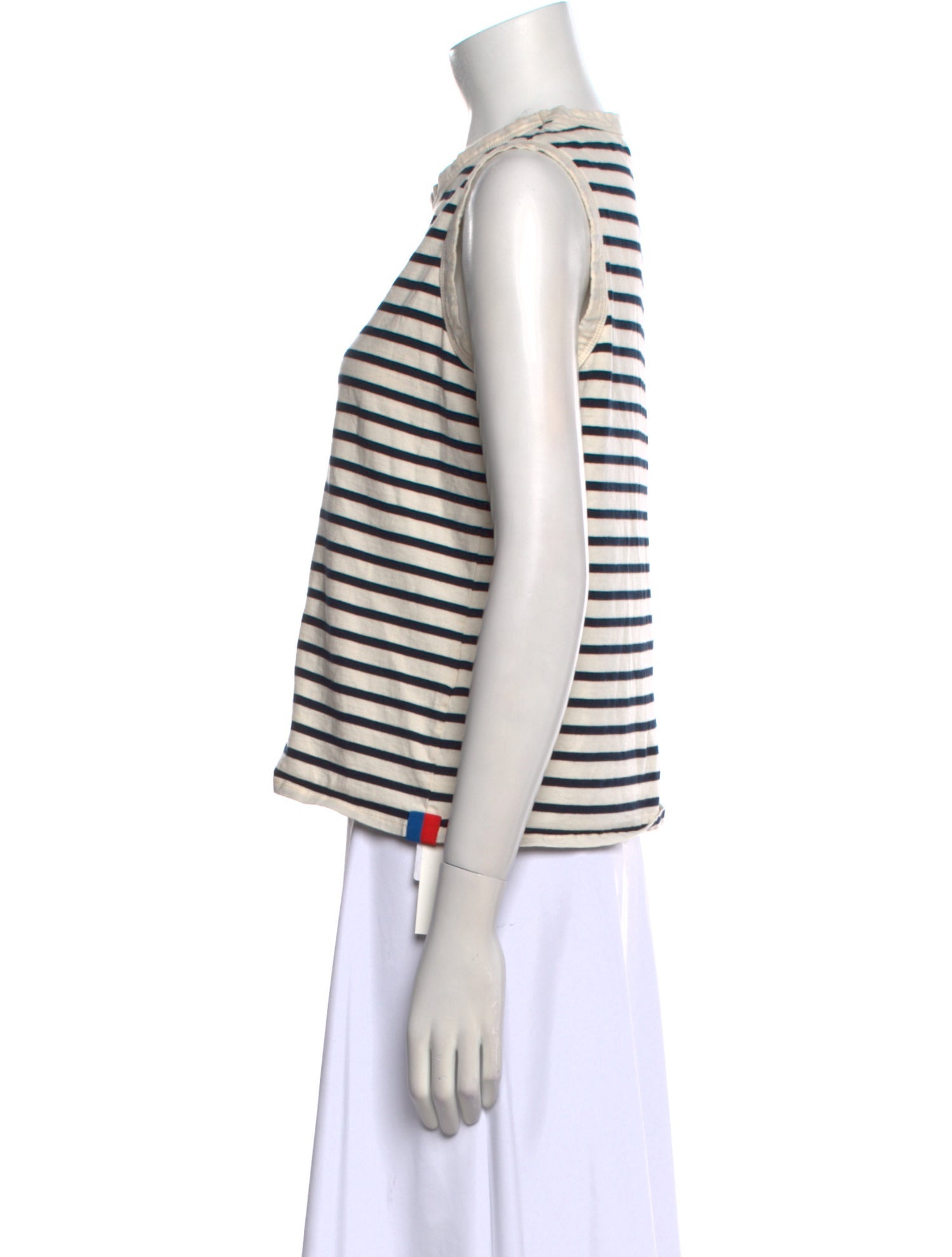 Kule Striped Scoop Neck Top