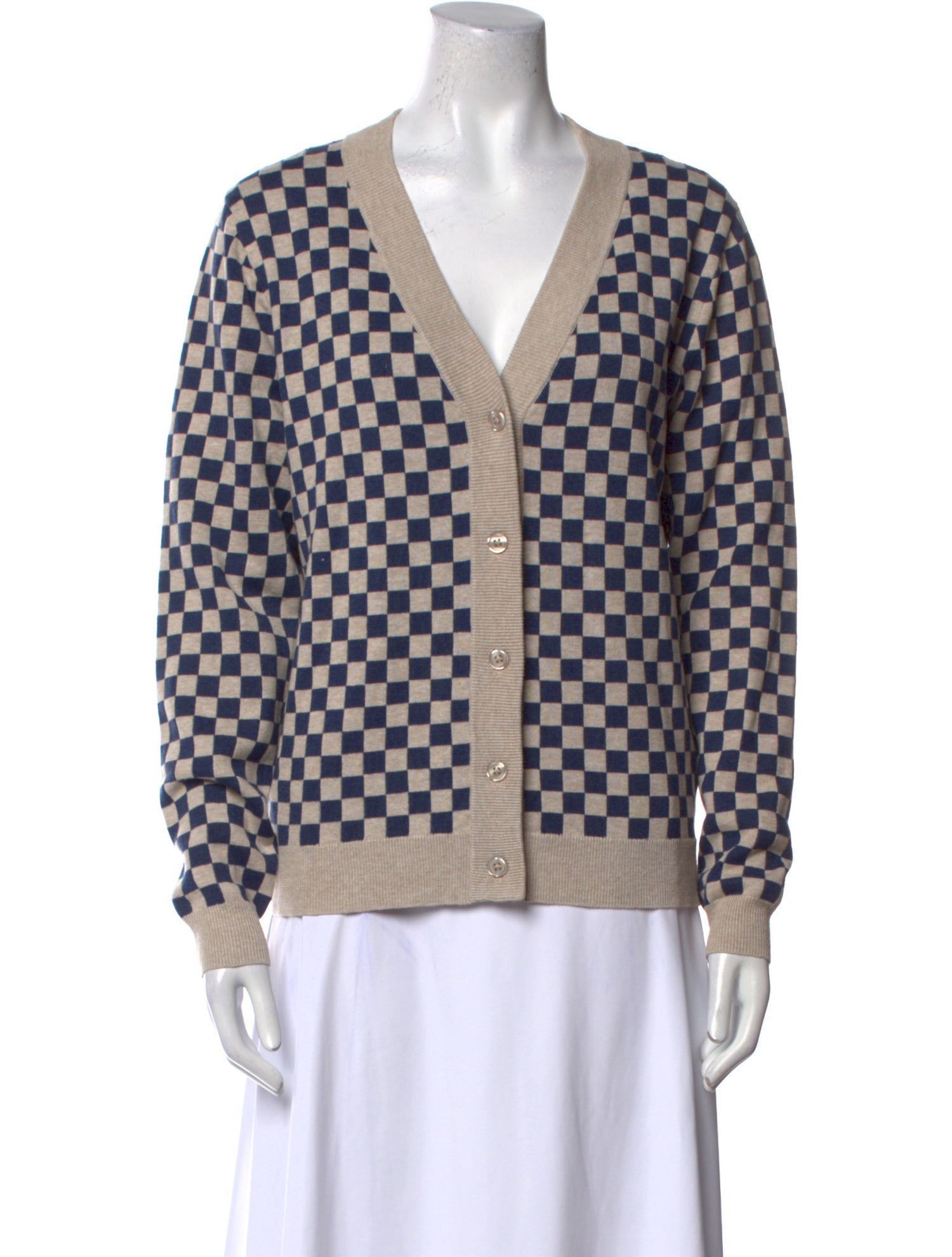 Kule Printed V-Neck Sweater w/ Tags