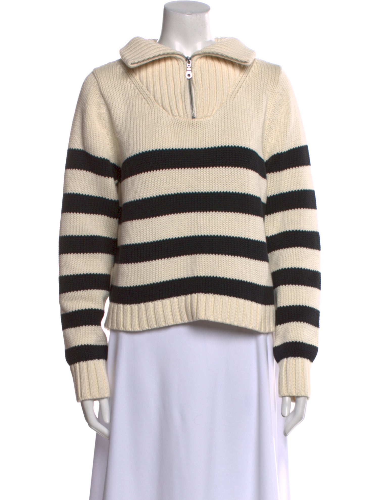 Kule Striped Crew Neck Sweater