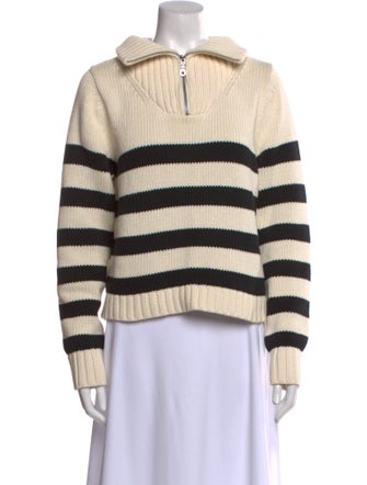 Kule Striped Crew Neck Sweater