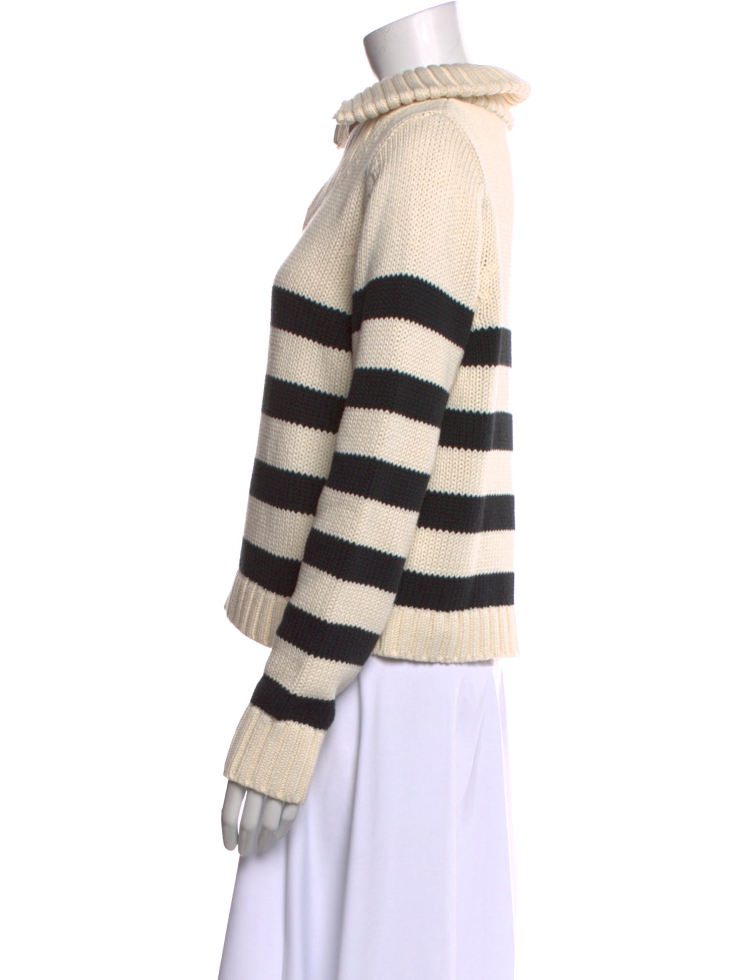Kule Striped Crew Neck Sweater