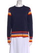 Kule Striped Crew Neck Sweater