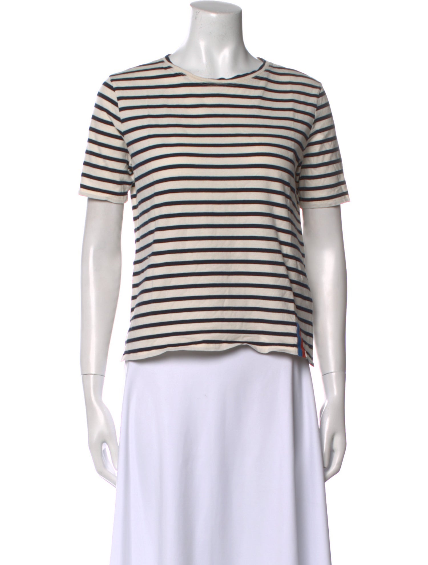 Kule Striped Crew Neck T-Shirt