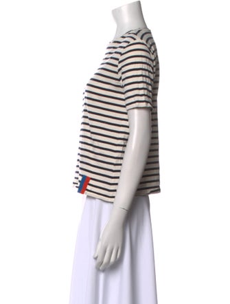 Kule Striped Crew Neck T-Shirt