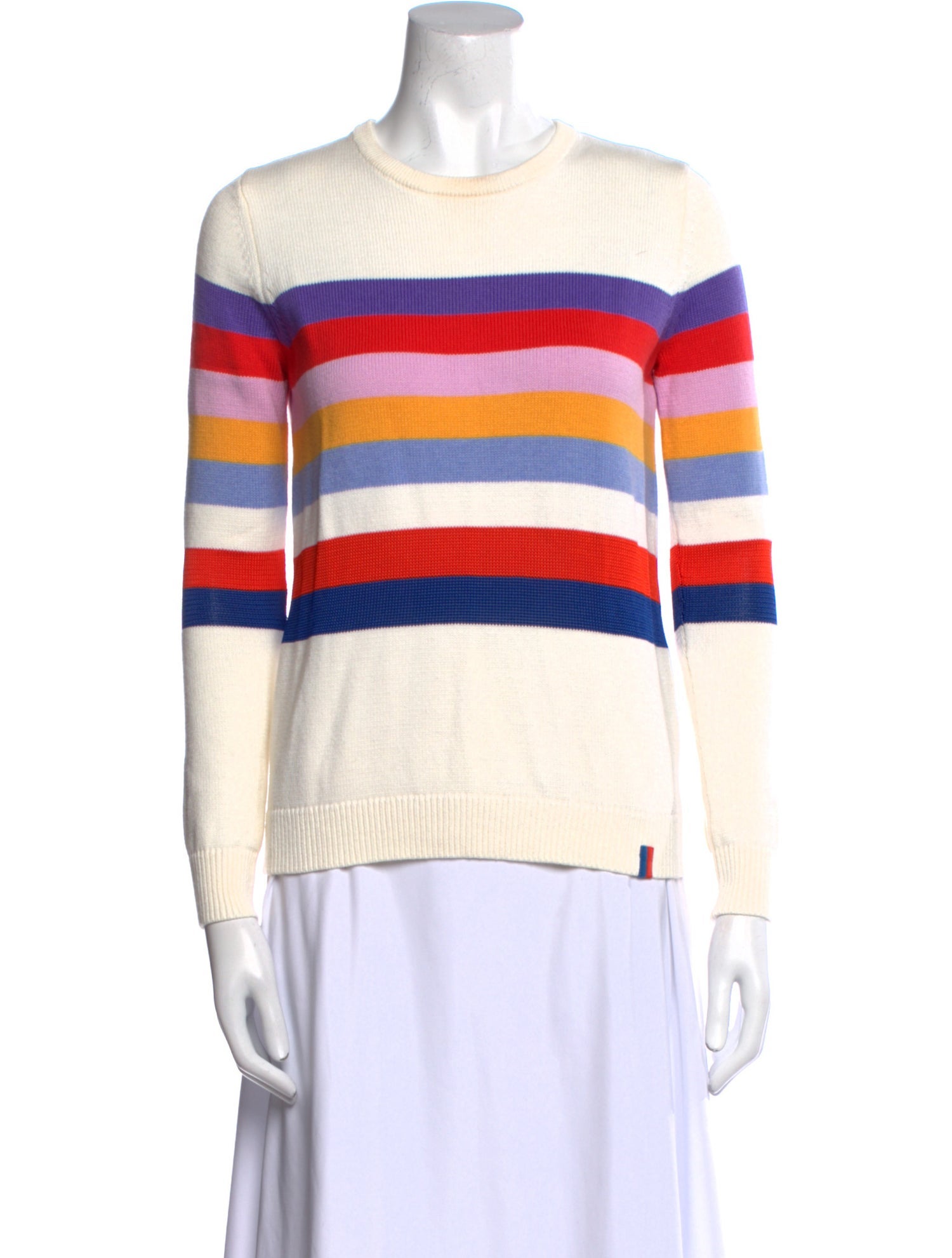 Kule Striped Crew Neck Sweater