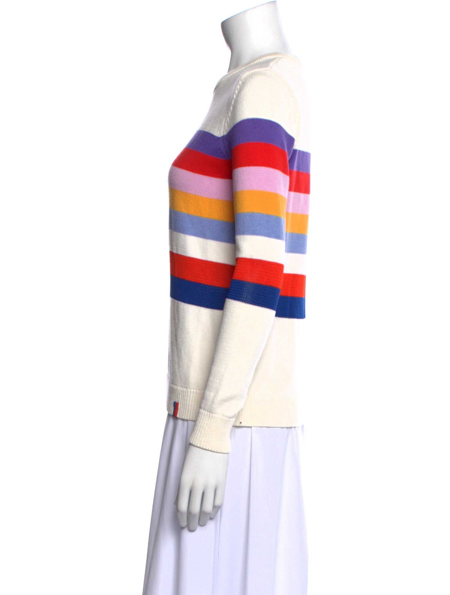 Kule Striped Crew Neck Sweater