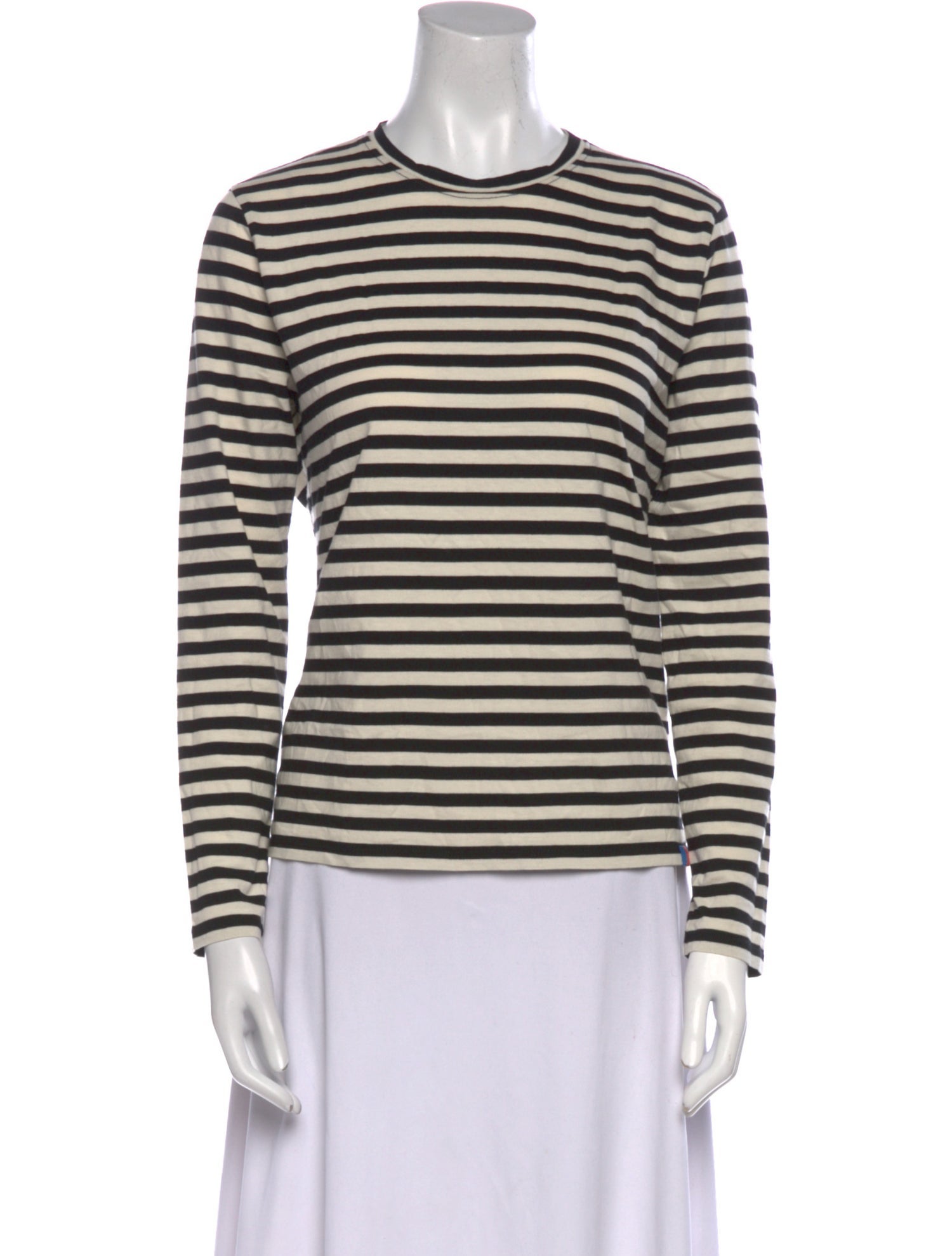 Kule Striped Crew Neck Top