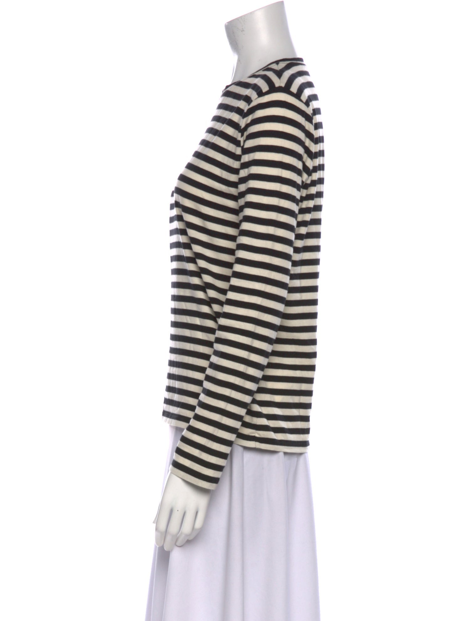 Kule Striped Crew Neck Top