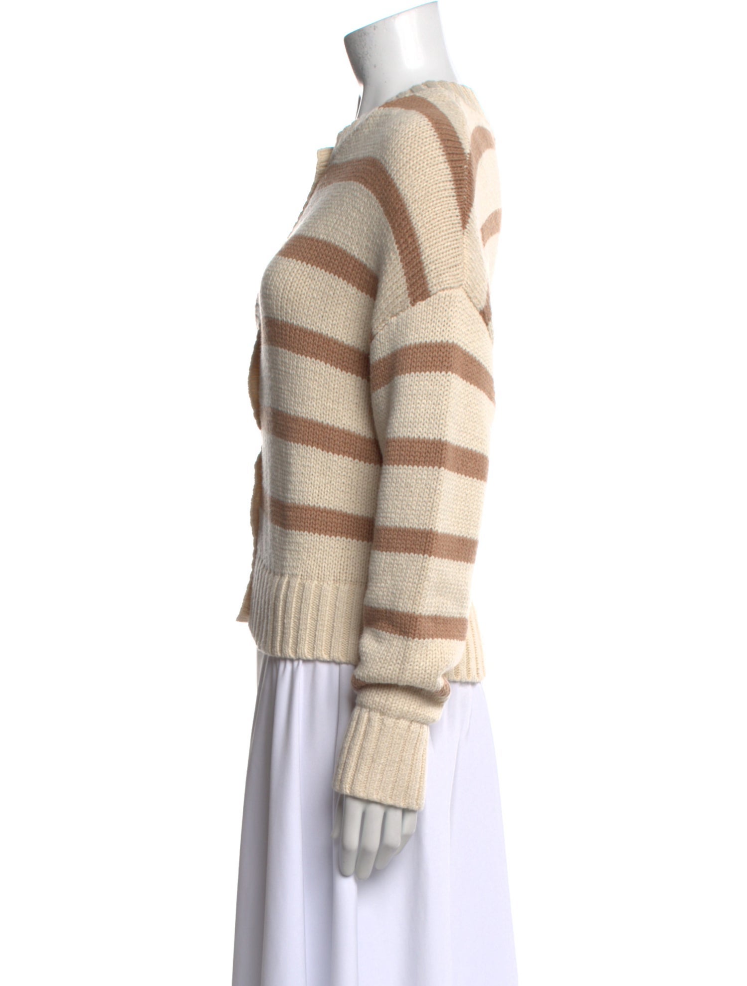 Kule Striped Crew Neck Sweater